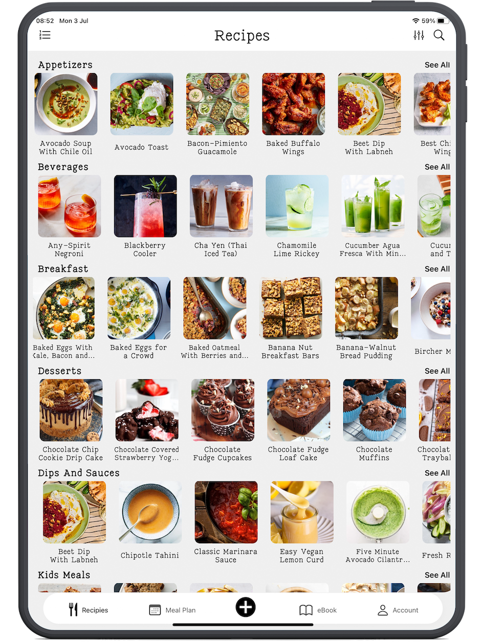 Food Memories Digital Recipe Keeper